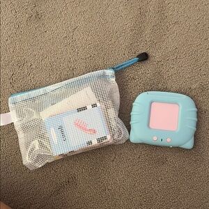 Blue and Pink Digital Word Toy